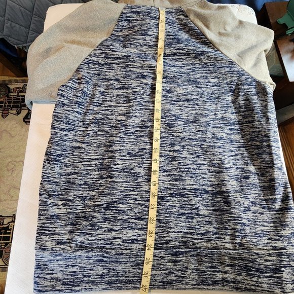 Marvel Mad Engine Captain‎ America 3-D Print Logo Gray Blue Hoodie Mens Size M - Picture 6 of 12